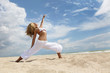 dancing on the beach