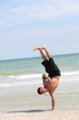 dancing on the beach