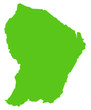 Carte Guyane