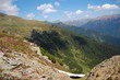 deep valley and glacier lake in the carpathians deep valley and glacier lake in the carpathians