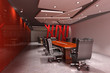 3d rendering interior of a modern meeting room