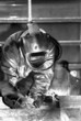 Welder at work.