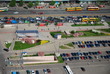 Warsaw city - aerial view