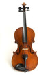 Violine isoliert auf Weiß