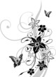 Blumen, Blüten, Ranke, filigran, ornamental