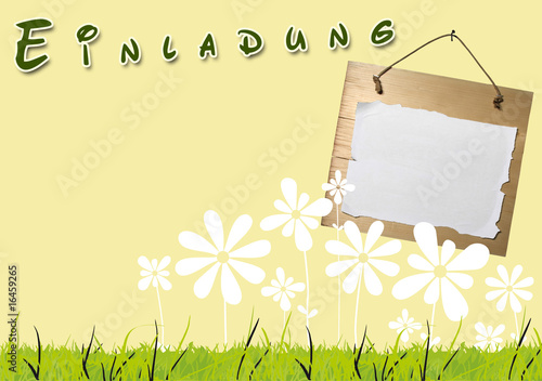Illustration: Einladung Geburtstag Brunch Sommerparty Einladung Geburtstag Brunch Sommerparty