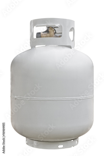 Photo: Propane Cyl. isolated on white Propane Cyl. isolated on white