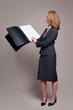 Foto: Businesswoman presentation Businesswoman presentation