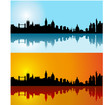 Black vector London silhouette skyline on day Black vector London silhouette skyline on day