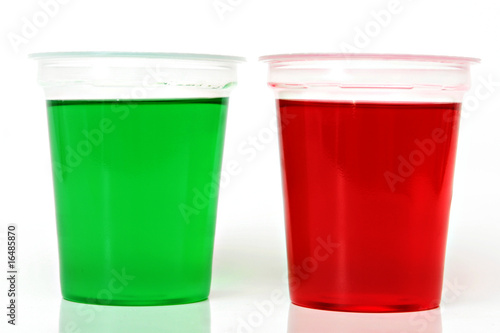 Photo: Grüner und roter Wackelpudding Grüner und roter Wackelpudding