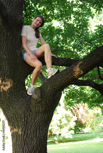 Photo: Girl in a park Girl in a park