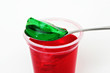 Roter und Grüner Wackelpudding