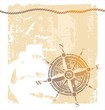 Vector vintage compass rose