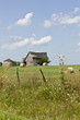 Dilapidated barn in the countryside