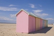 Les cabines de plage à Berck-sur-mer (Côte d'Opale) Les cabines de plage à Berck-sur-mer (Côte d'Opale)
