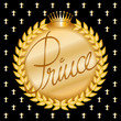 Prince-Lorbeerrahmen und Krone