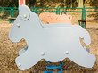 donkey shaped game in children playground