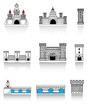 collection of medieval buidildings,and castle collection of medieval buidildings,and castle