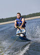 Wild ride on a kneeboard