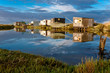 Carrelet dans le marais breton - Vendée - France