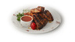 grilled chicken with a sauce