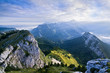 The mountain of Chartreuse in French alps The mountain of Chartreuse in French alps