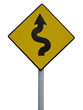 Irisches Verkehrsschild