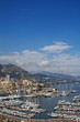 Yachten im Hafen Port Hercule von Monaco Yachten im Hafen Port Hercule von Monaco