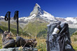 Blick auf das Matterhorn in der Schweiz