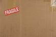 Cardboard Box Background with Fragile Cardboard Box Background with Fragile
