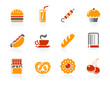 Fast food, Sweeties and Bakery icons | Sunshine Hotel series Fast food, Sweeties and Bakery icons | Sunshine Hotel series