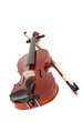 Violin on White
