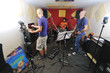 music band have training in garage music band have training in garage