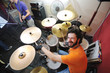 music band have training in garage music band have training in garage