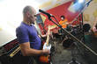 music band have training in garage music band have training in garage