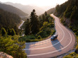 landscape for winding road
