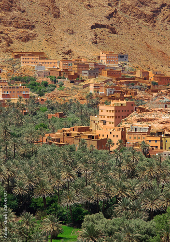 Photo: village among Moroccan hills village among Moroccan hills