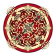 Red gold ornament vector Red gold ornament vector