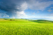 Landscape with rainbow