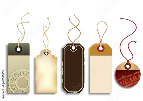 Vektor: Cardboard Sales Tags Cardboard Sales Tags