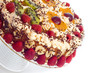 cake with cream and fruits cake with cream and fruits