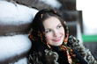 Russian girl in national dress