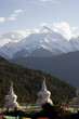 China. Yunnan. Shangri-La region. Mountain Peack.