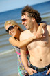 Couple having fun