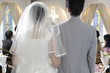 新郎新婦の後姿