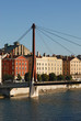 Lyon, quai de saône, France