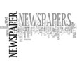 Newspaper word cloud