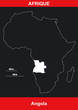Carte Afrique - Angola - Vectoriel Carte Afrique - Angola - Vectoriel