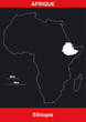 Carte Afrique - Ethiopie - Vectoriel Carte Afrique - Ethiopie - Vectoriel
