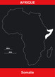Carte Afrique - Somalie - Vectoriel Carte Afrique - Somalie - Vectoriel